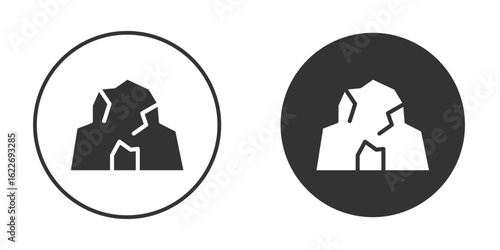 cave icon clipart vector designs for graphic projects