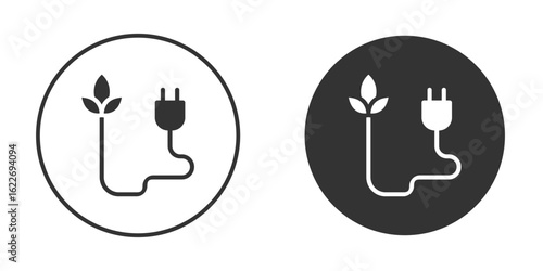 Biomass energy icon clipart vector designs for graphic projects
