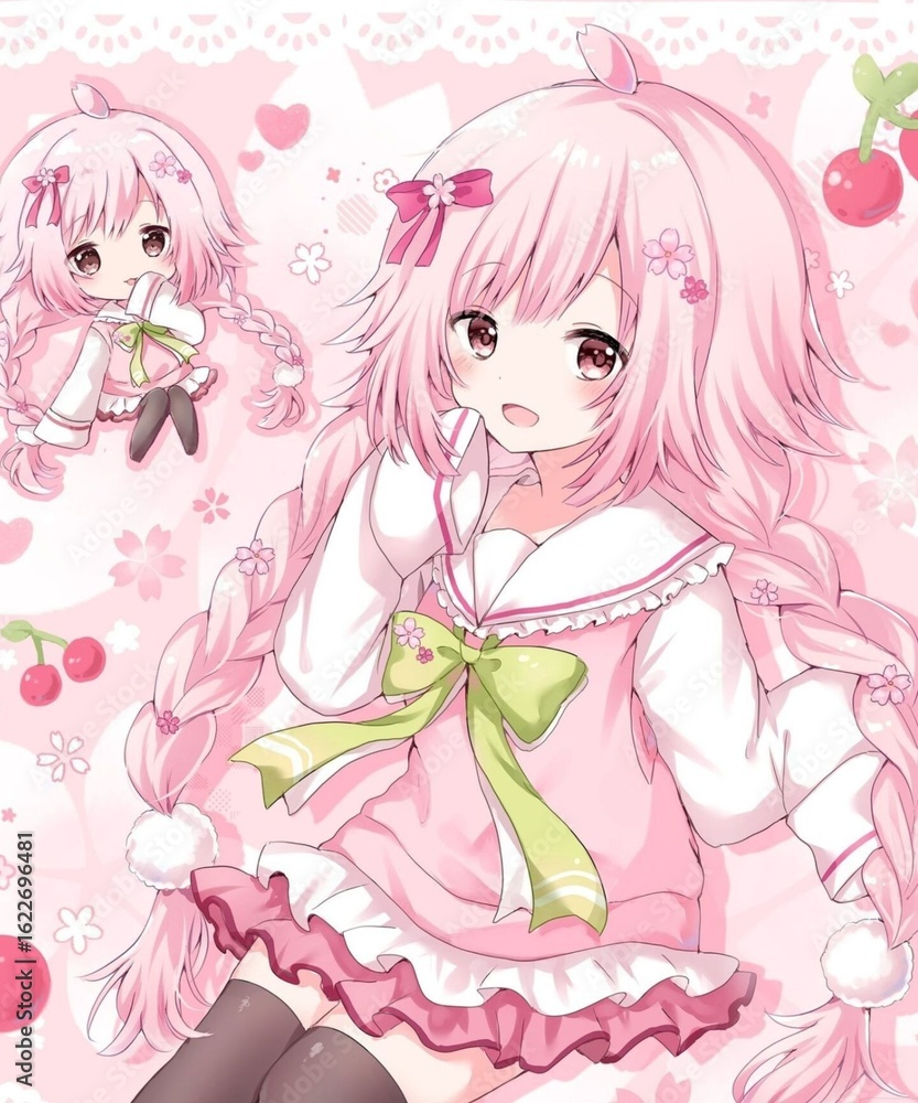 Beautiful pictures of two-dimensional girls Beautiful pictures of two-dimensional girls