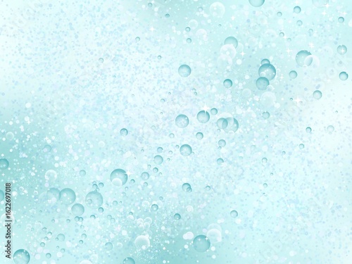 水をイメージした青のキラキラ背景イラスト