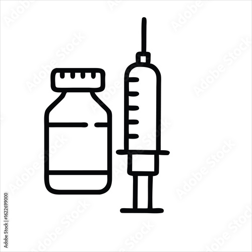 vaccine vial injection medicin hospital docto