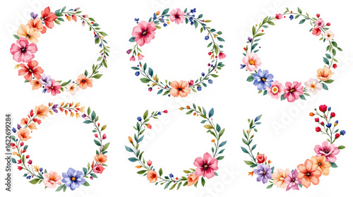 Floral design elements vector