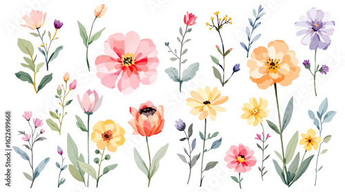 Wallpaper Mural spring flowers background Torontodigital.ca