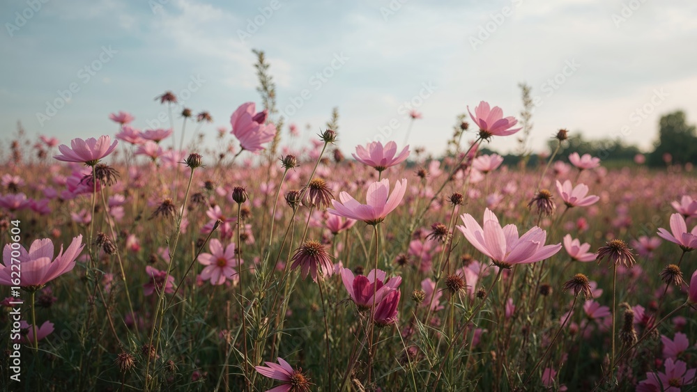 Obraz premium Magenta Cosmos Flower