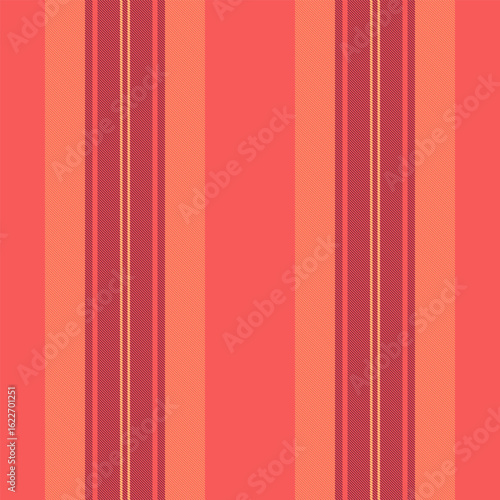 Vibrant coral and peach vertical stripes create a bold, textured pattern.  Perfect for textile designs, website backgrounds, or packaging, this image evokes warmth and summery energy.