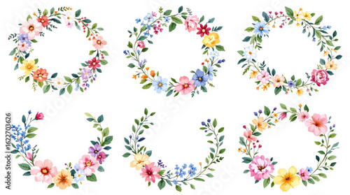 Colorful floral pattern