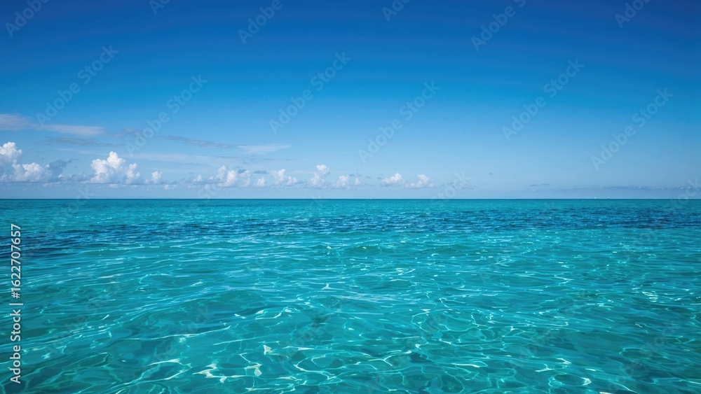 Obraz premium Expansive Sea Stretching Beyond Sight