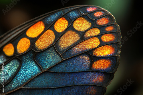 Close-up of butterfly's wing.