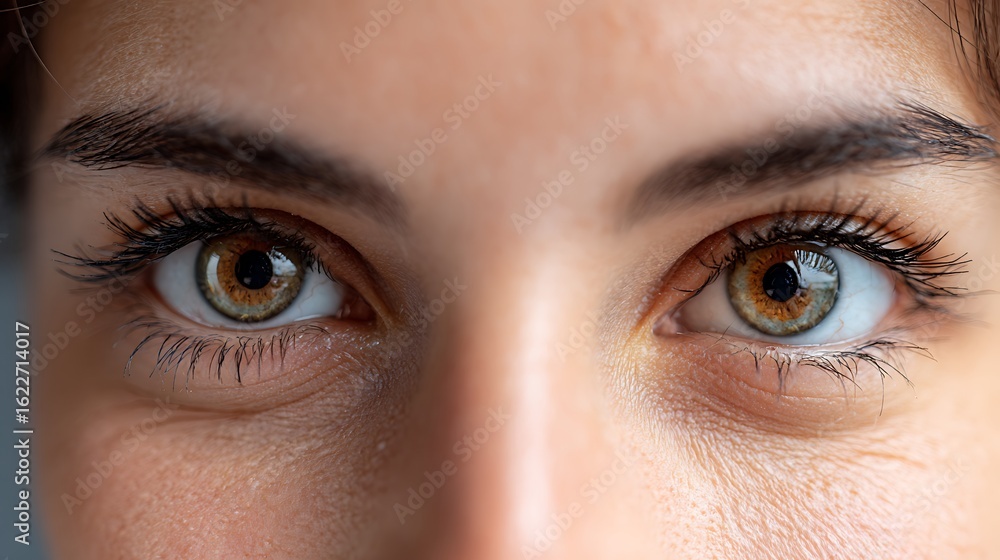 Fototapeta premium Mesmerizing gaze with captivating eyes expressing deep emotion and stunning beauty