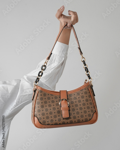 fancy ladies handbag purse isolated image with creative style lifestyle image 