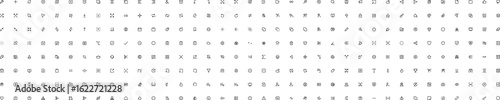 Editable stroke icon set ui ux design icon set vector graphic user interface element symbol pictogram outline line art web interface kit and more vector icons