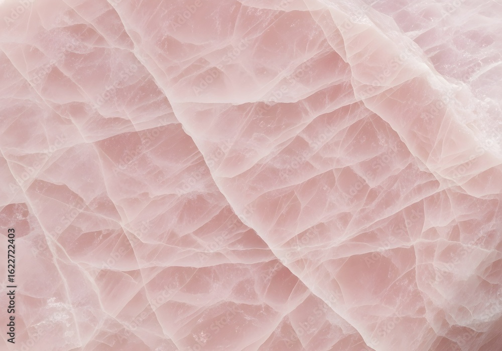 Fototapeta premium Dreamy rose quartz texture creates a soothing vibe for wellness brands or sophisticated interiors