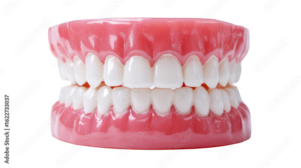 Fototapeta premium Realistic dental model showcasing human teeth and gums