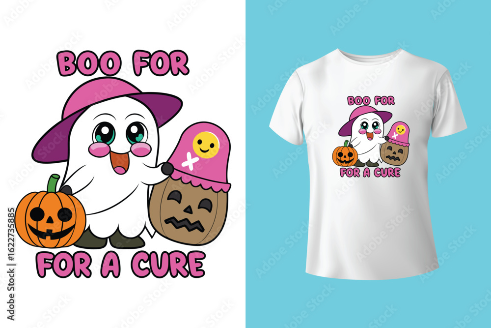 Fototapeta premium Spooky vibes halloween typography with haunted house and ghost