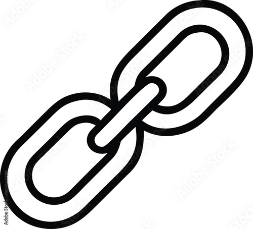 Interlocking Connections: A graphic representation of two intertwined links, symbolizing unity, strength, and the power of collaboration and connection.