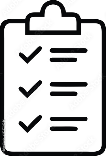 Checklist Completed: A concise, visually appealing illustration of a completed checklist, featuring neatly aligned rows of text each marked with a checkmark.