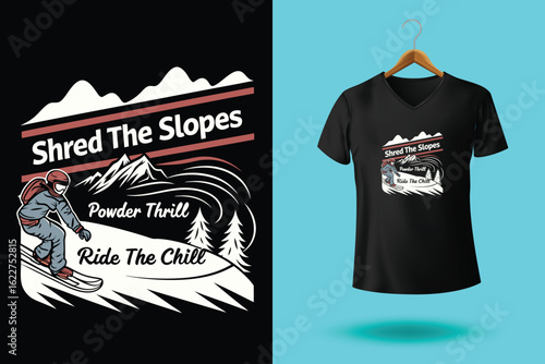 Set of Winter sport athlete silhouettes. Ski jumping, downhill, slalom, skiing emblems. Print design for t-shirt. Sport club emblems.