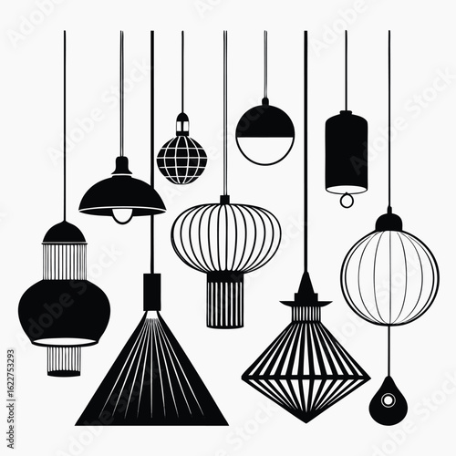 Diverse modern pendant light fixture collection