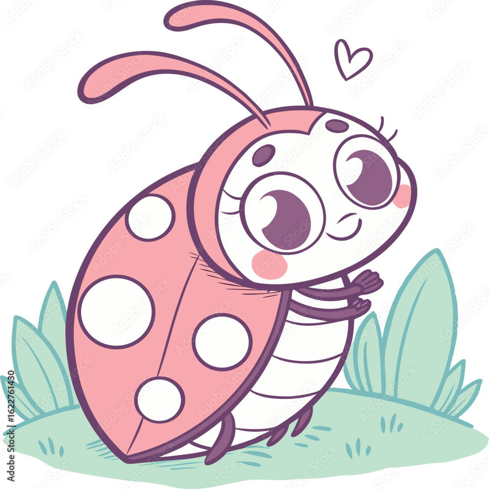 Obraz premium funny cartoon bug