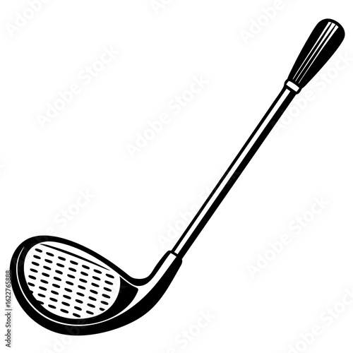 Black and White Golf Club Icon 1.