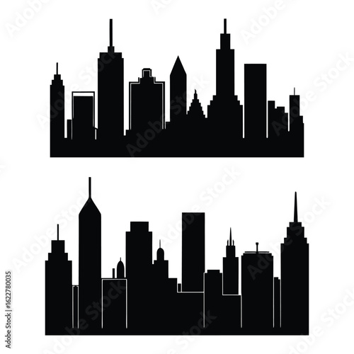 new york city skyline silhouette