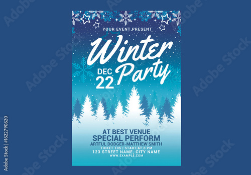 Winter Party Flyer