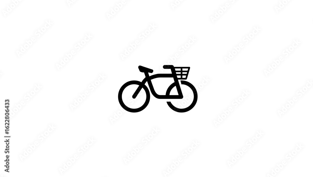 Fototapeta premium bicycle isolated on white