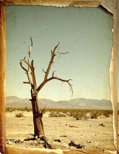 dead tree in desert