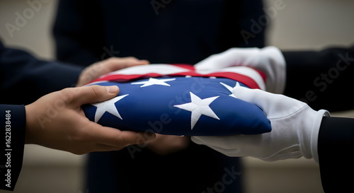 American Flag Folding Ceremony Respect Honor Tradition