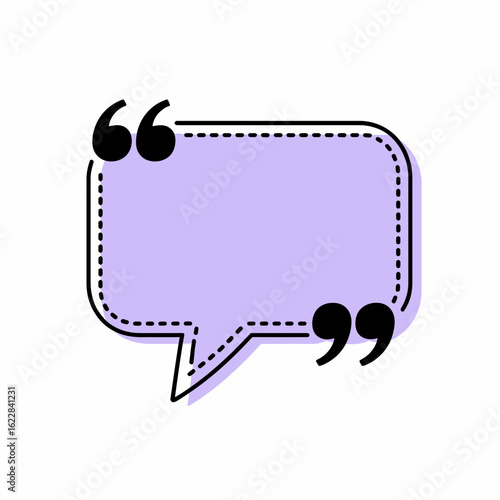 speech bubble, quotes, quotation marks, communication, dialogue, message, conversation, graphic, illustration, text, talk, chat, symbol, expression, bubble, purple, talking, quote, speech, conversatio