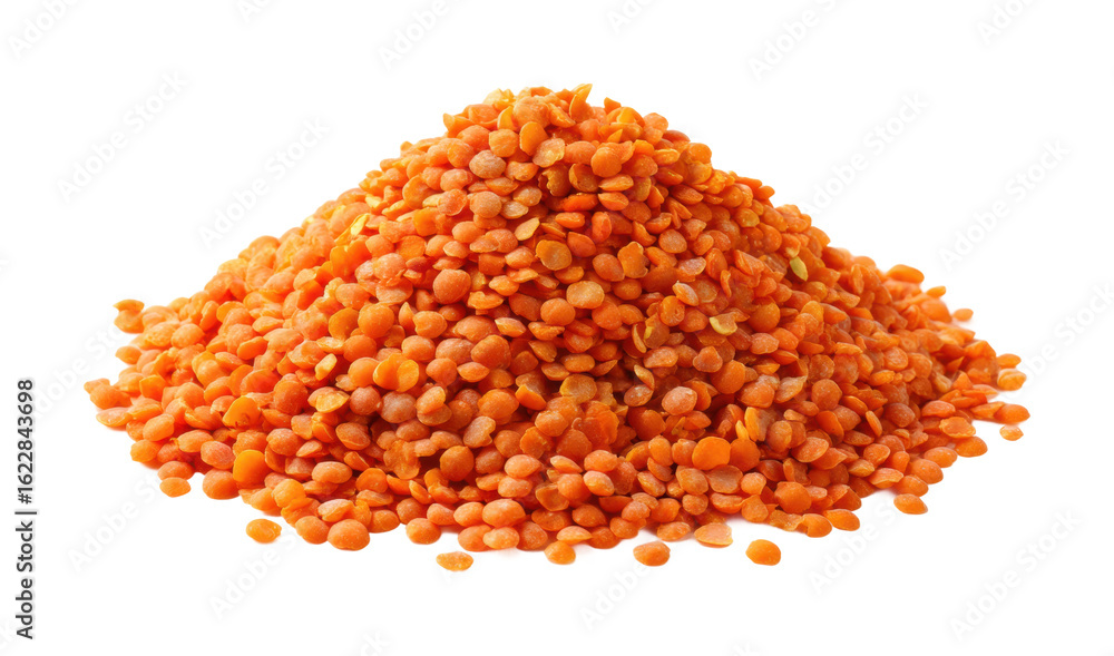 Harvesting orange lentils farm field food natural isolated on transparent background, png Harvesting orange lentils farm field food natural isolated on transparent background, png
