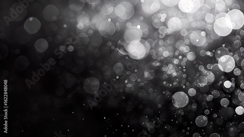 Abstract bokeh lights with a hint of apple