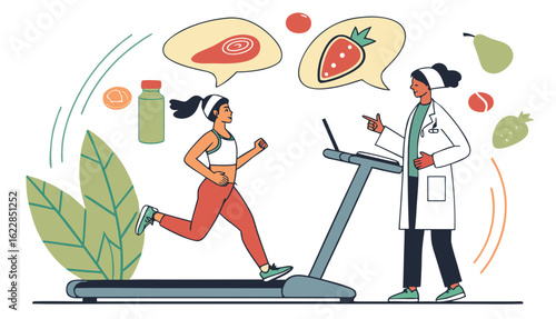 woman doing exercise 