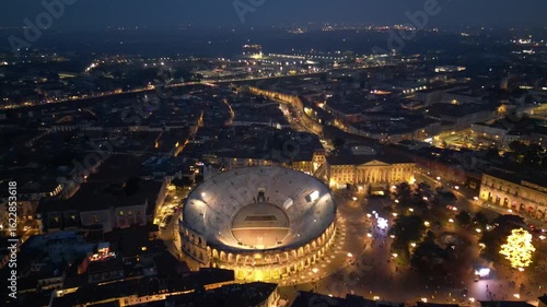 Verona Arena drone view