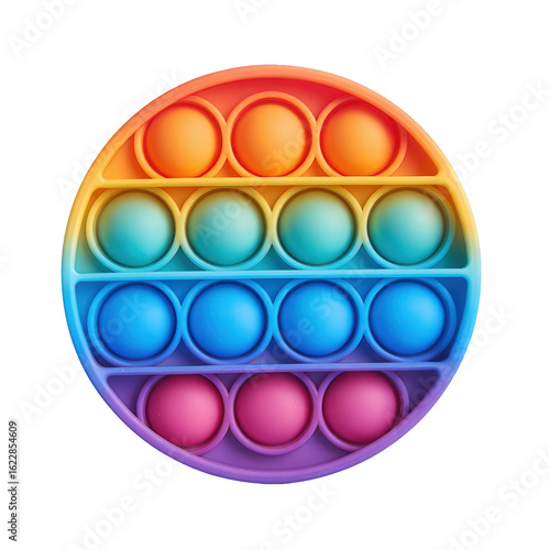 Rainbow sensory pop it toy