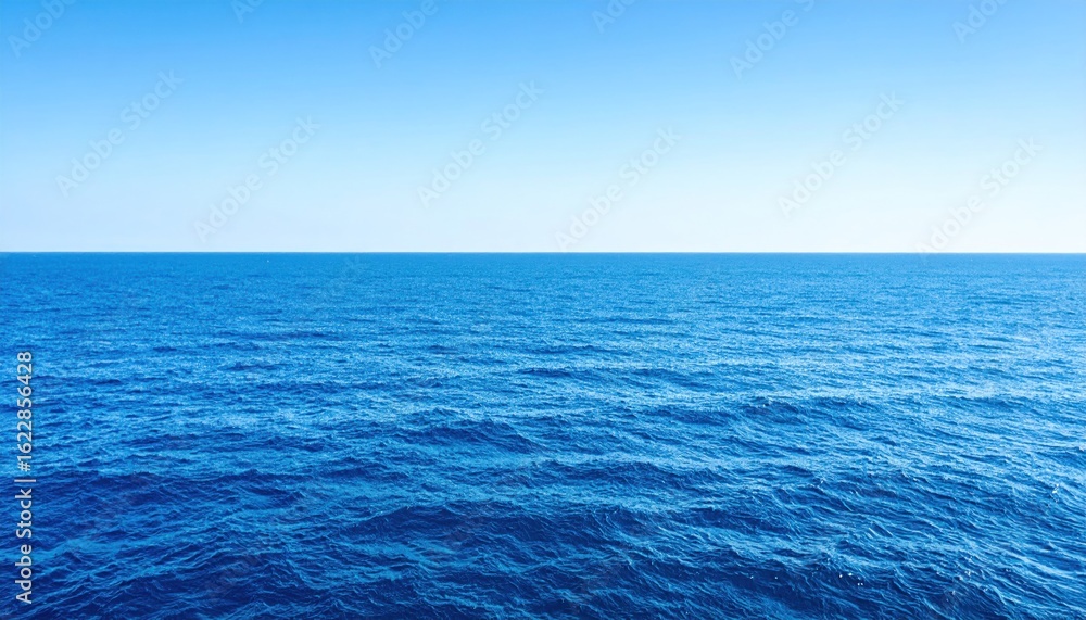 Obraz premium Vast blue ocean and sky