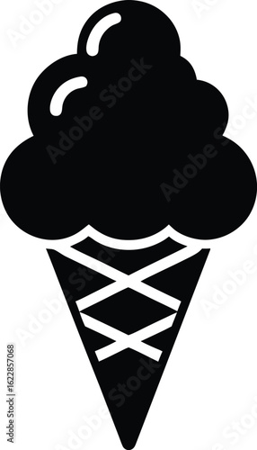 Colorful vector illustration of a tropical cocktail in a glass with a fruit and umbrella, perfect for a summer beach party
