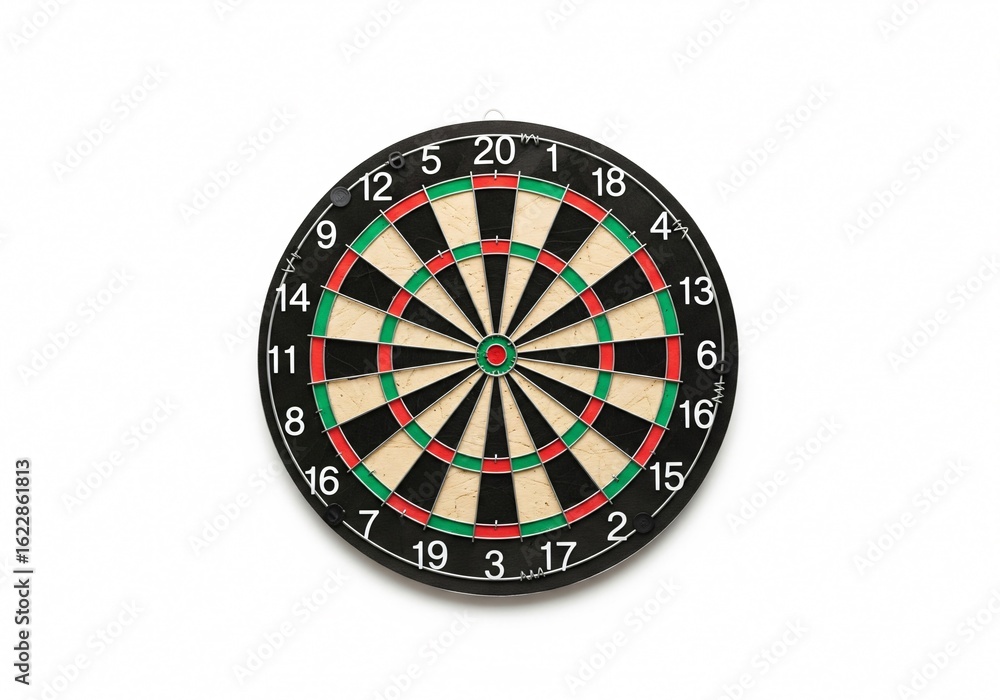 Obraz premium Dartboard on white background isolated