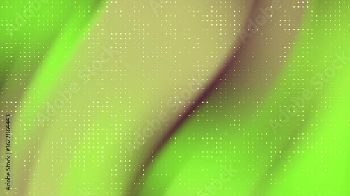 Abstracts Blink Dot Animated light green gradient background with moving waves and white dots creating a modern, stylish look