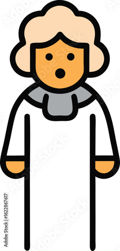 shepherd icon on transparent background