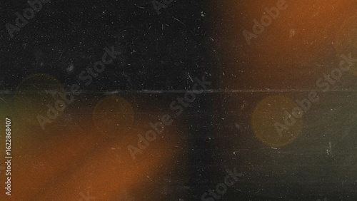 Bokeh and light leak entwine on a canvas of grunge, creating a vintage tapestry with film grain and dust