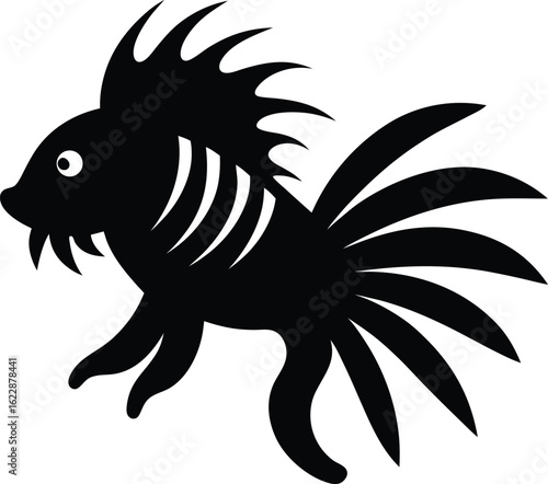 Vector tattoo design of a wild animal, a majestic eagle with a tribal dragon silhouette, and a wolf head illustration in a nature setting