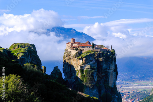 Meteora is a rocky region w...