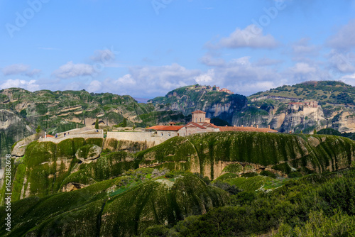 Meteora is a rocky region w...