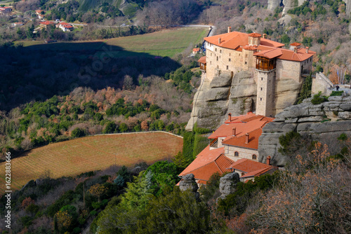 Meteora is a rocky region w...