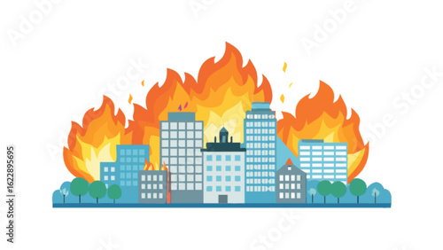 City fire