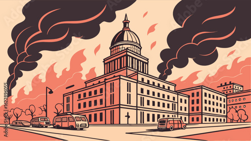 City fire