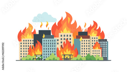 City fire