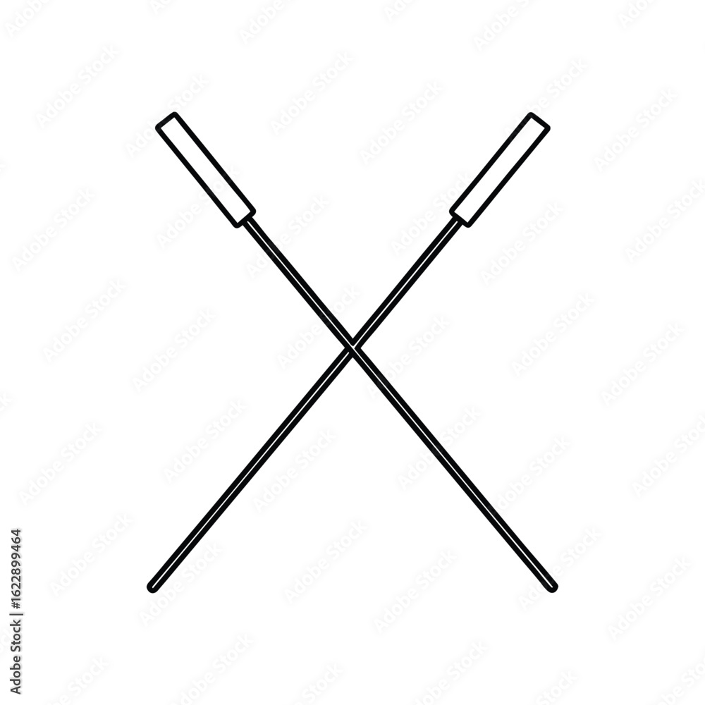 Naklejka premium vector illustration of Welding Rods