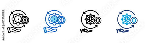 Consistency icon Multi Style Vector Illustration